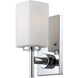 Dakota 1 Light 5 inch Chrome Wall Sconce Wall Light