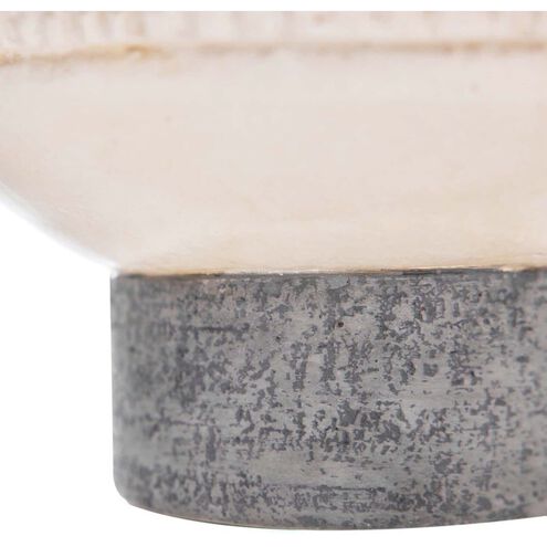 Taza Graphite Centerpiece and Vase Set, Set of 2