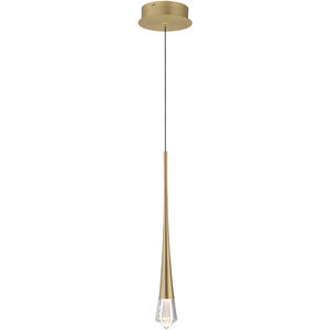 Pierce LED 2.25 inch Gold Single Pendant Ceiling Light