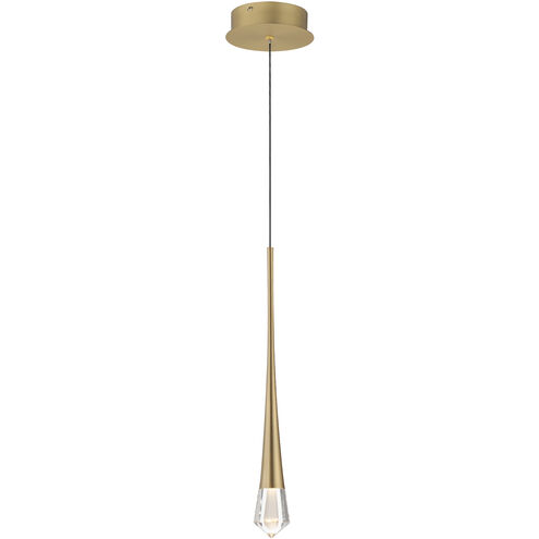 Pierce LED 2.25 inch Gold Single Pendant Ceiling Light