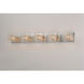 Gem 5 Light 39 inch Polished Chrome Bath Vanity Light Wall Light