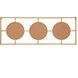 Anita 43.3 X 15.7 inch Gold Wall Mirror