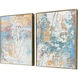 Textural Abstract 20 X 16 inch Non-Glass Framed Art