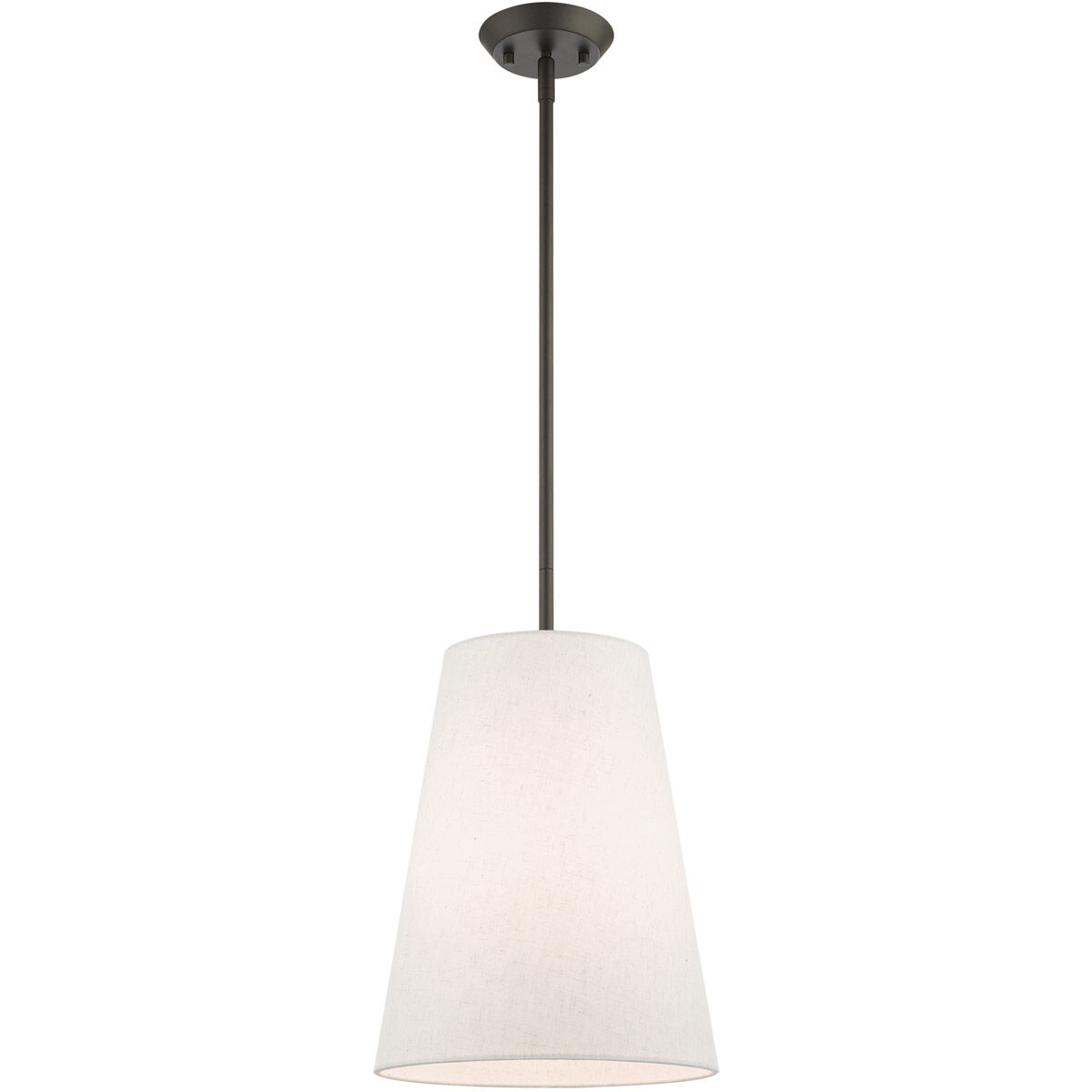 Prato 1 Light 11 inch Bronze Pendant Ceiling Light