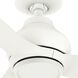 Mazzini 52 inch Matte White Outdoor Ceiling Fan