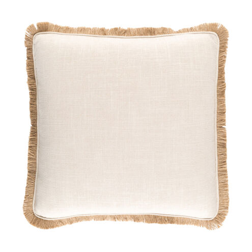 Ellery 18 X 18 inch Beige and Tan Pillow Cover