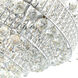 Hallway 32 Light 32 inch Chrome Flush Mount Ceiling Light