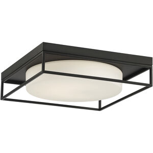 Rover LED 15 inch Black Flush Mount Ceiling Light