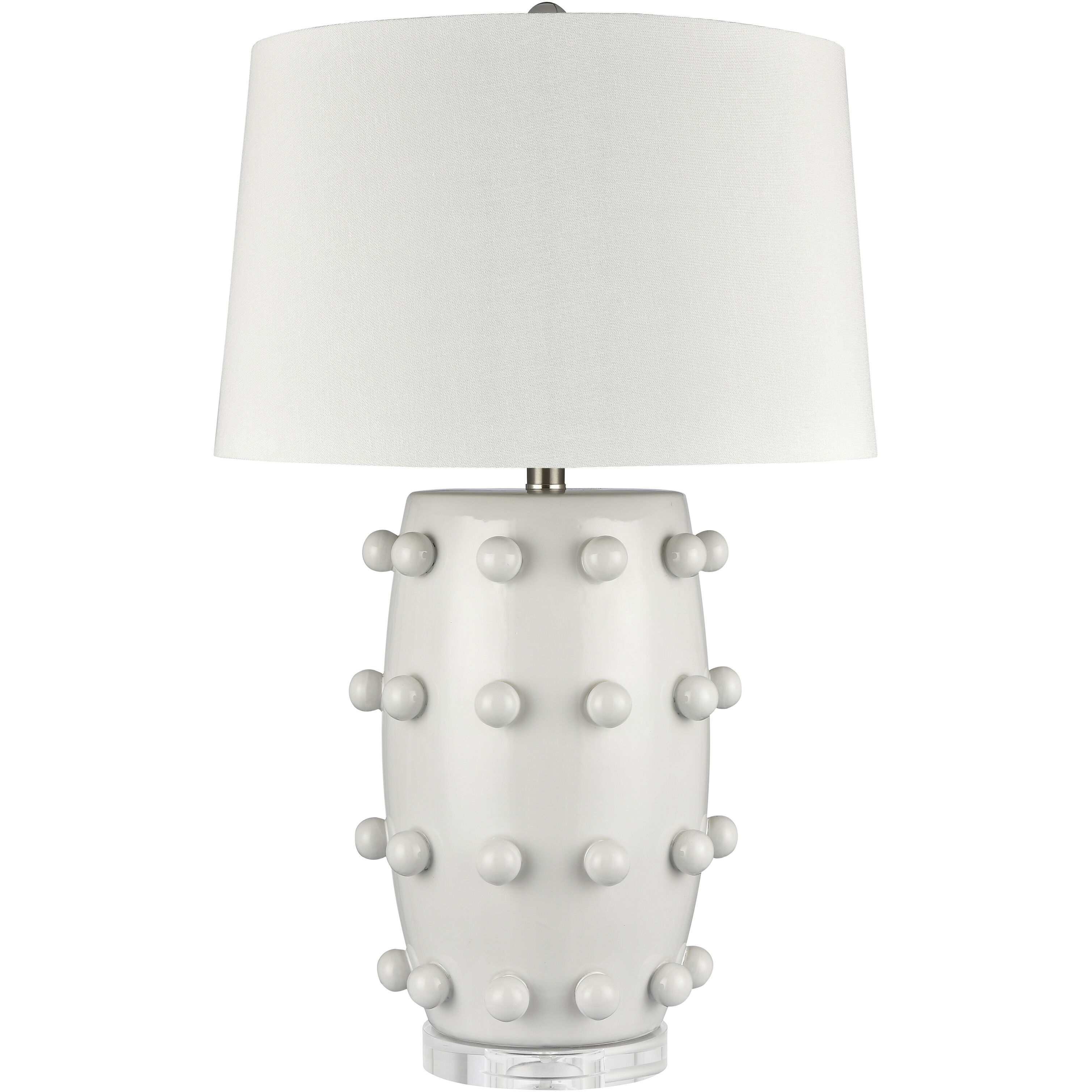 Torny 28 inch 150 watt White Table Lamp Portable Light