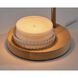 Alcott 13 inch 50 watt Antique Brass Candlewarmer Lamp Portable Light, Simplee Adesso