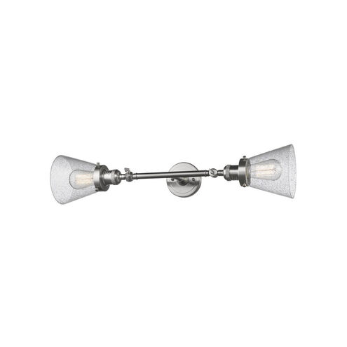 Franklin Restoration Small Cone 2 Light 6.25 inch Bathroom Vanity Light