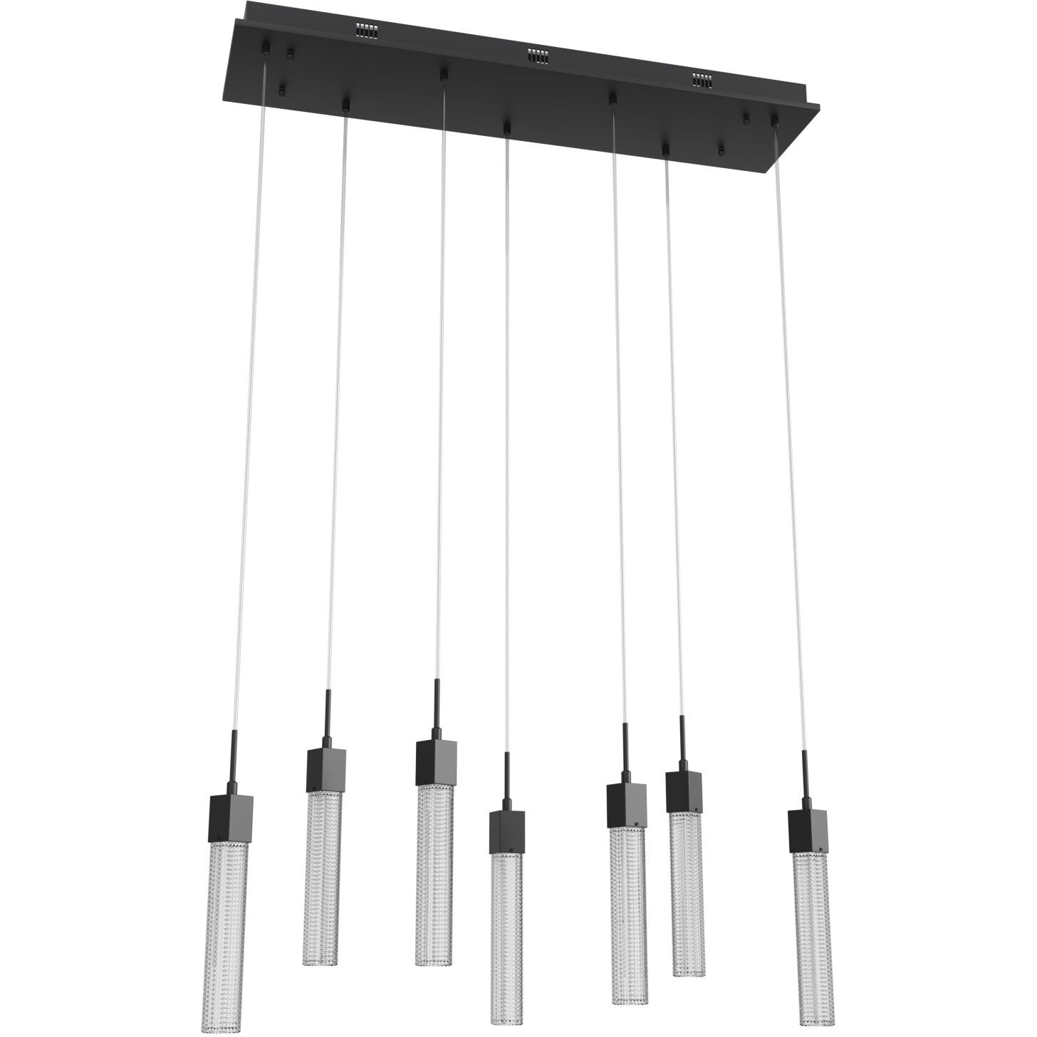 Boa LED 11 inch Black Multi Port Pendant Ceiling Light