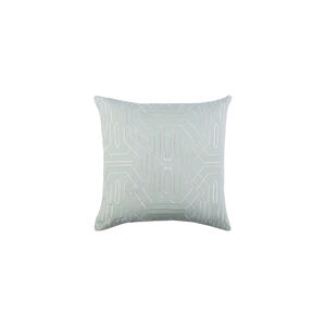 Ridgewood 20 X 20 inch Mint and White Pillow
