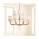 Emilea 12 Light 33.5 inch French Gold Chandelier Ceiling Light in French Gold Cast