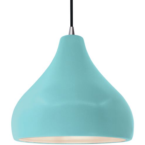 Radiance LED 13.5 inch Reflecting Pool and Brushed Nickel Pendant Ceiling Light