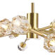 Canada 16 Light 29.5 inch Shiny Gold Chandelier Ceiling Light