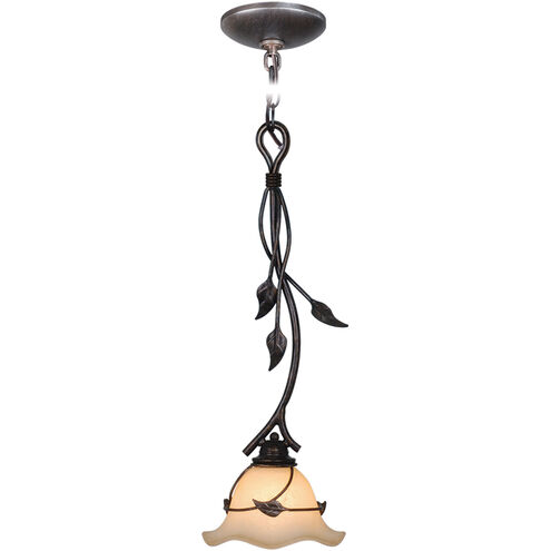 Vine 1 Light 8 inch Oil Shale Mini Pendant Ceiling Light