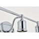 Serif 5 Light 29 inch Chrome Wall Sconce Wall Light