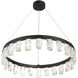 Artic Glacier LED 33.25 inch Coal Chandelier Ceiling Light