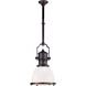 Chapman & Myers Country Industrial 1 Light 14.00 inch Pendant