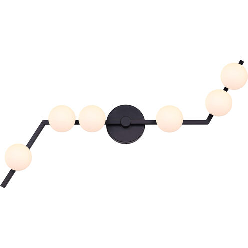 Nylah 6 Light Matte Black Track Ceiling Light