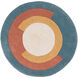 Beck 36 X 36 inch Teal/Camel/Ivory Rugs