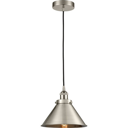 Franklin Restoration Briarcliff LED 10 inch Brushed Satin Nickel Mini Pendant Ceiling Light