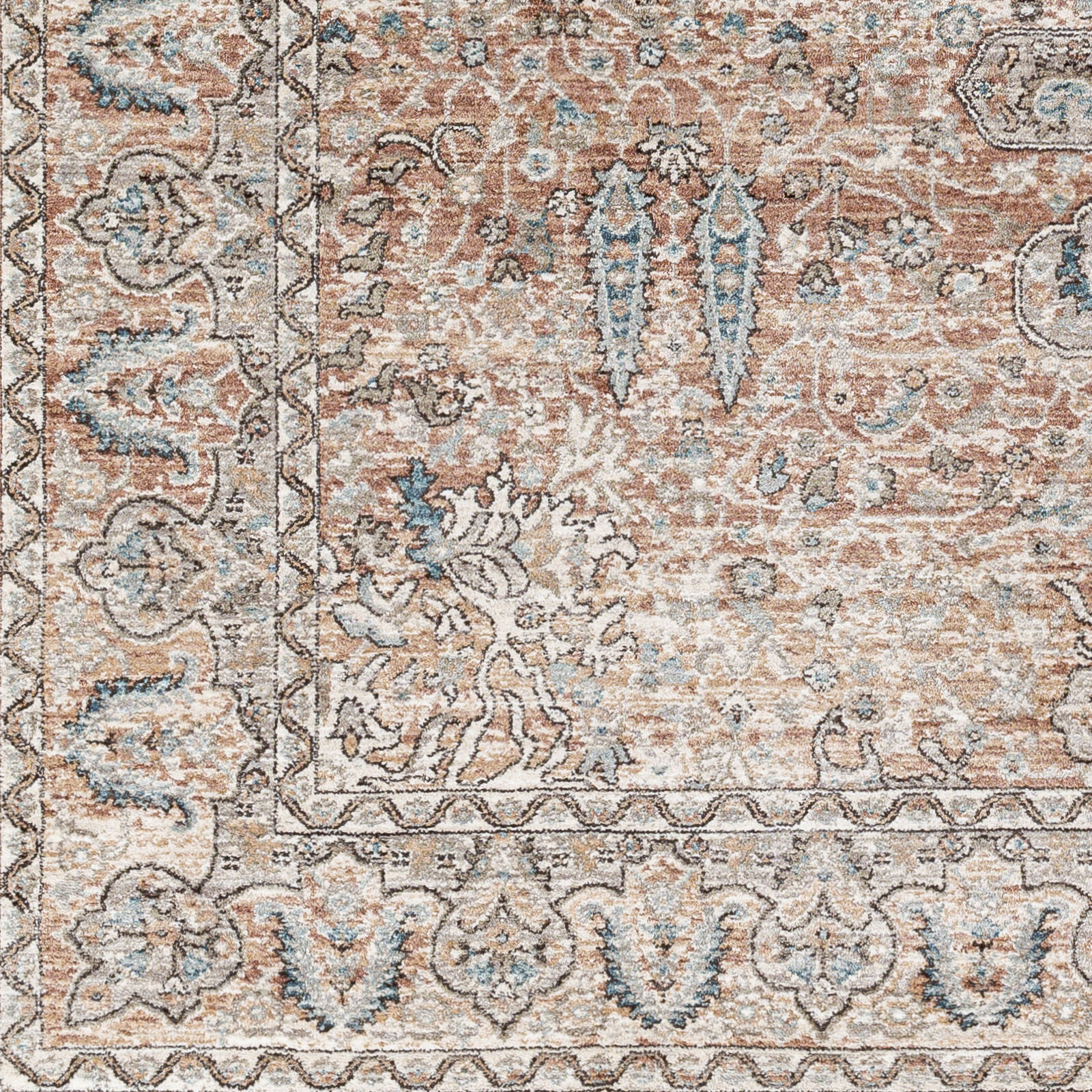 Carlisle 93 X 63 inch Taupe Rug, Rectangle