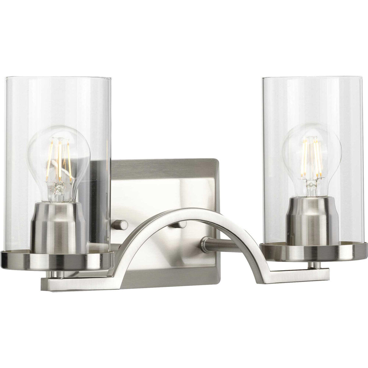 Lassiter 2 Light 16 inch Brushed Nickel Bath Vanity Wall Light