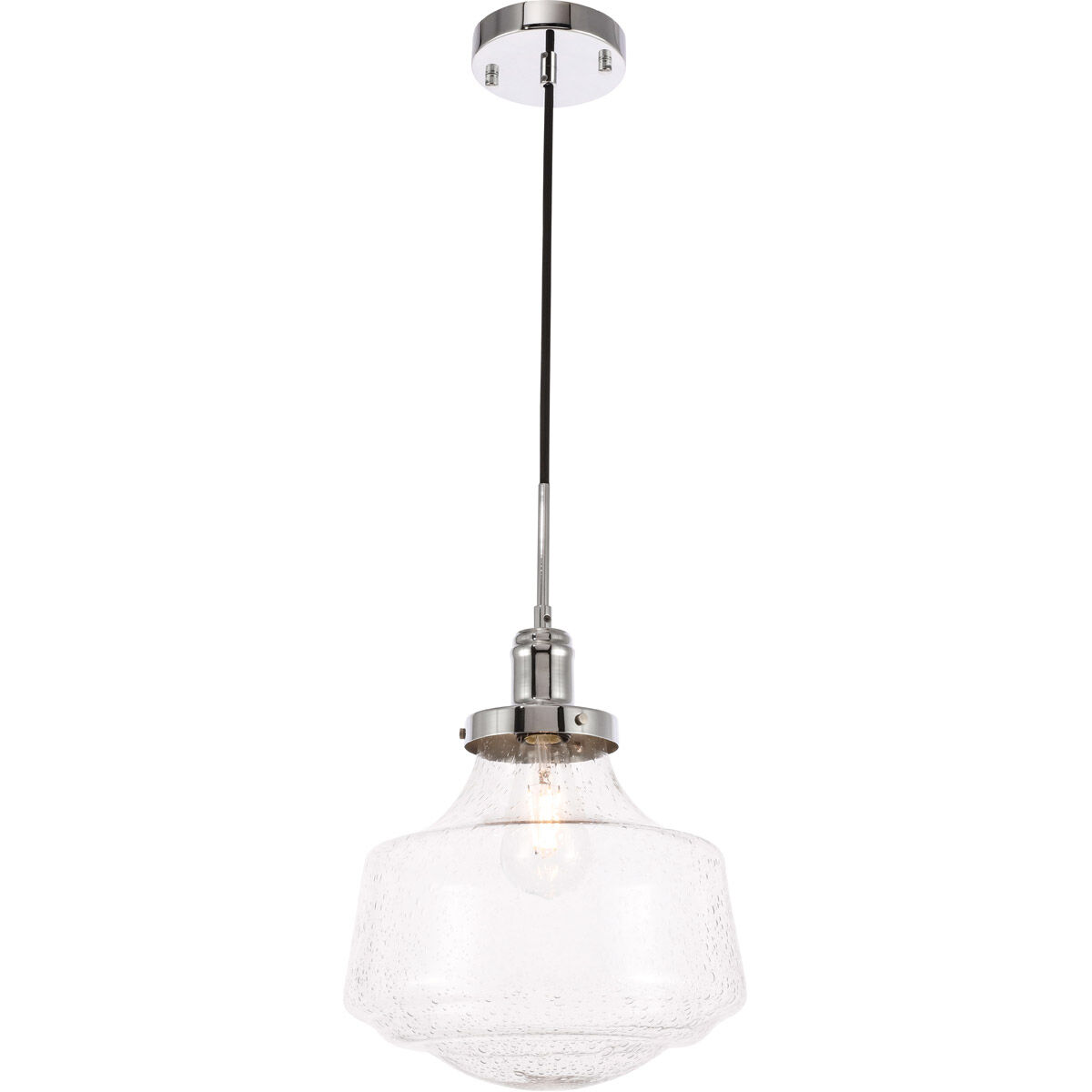 Lyle 1 Light 11 inch Chrome Pendant Ceiling Light