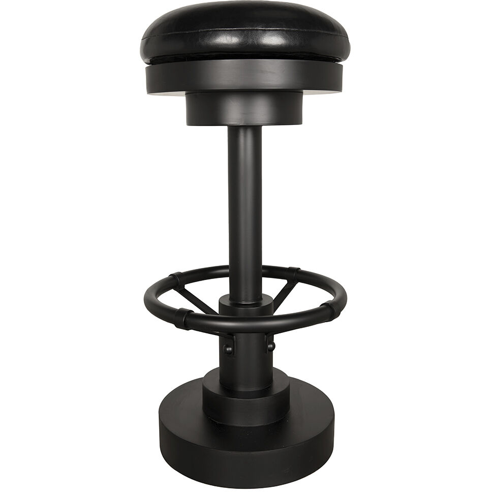 Brisbane 30.5 inch Matte Black Bar Stool, Swivel