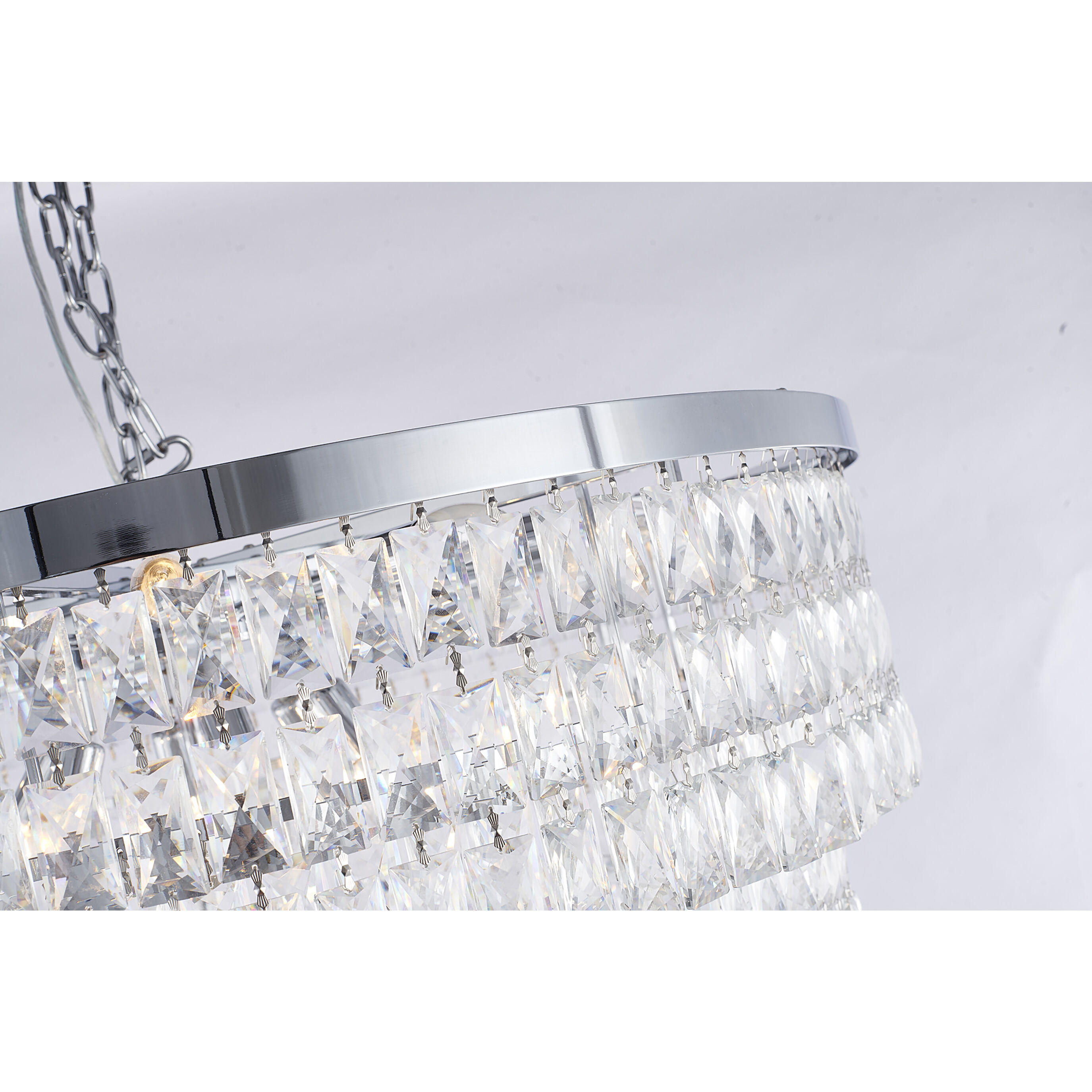 Canada 32 Light 42 inch Chrome Chandelier Ceiling Light
