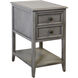 Vintage Gray 25 X 15 inch Vintage Gray Wash Side Table 