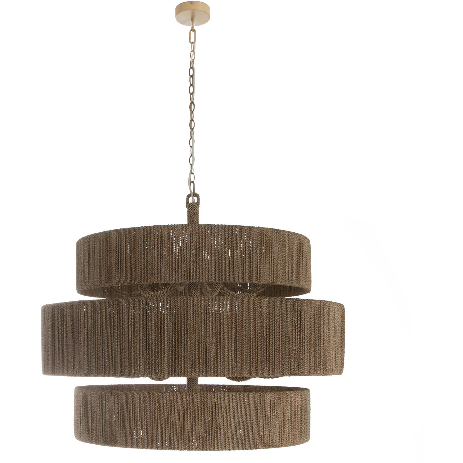 Ellington 15 Light 44.25 inch Natural Seagrass Chandelier Ceiling Light