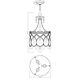 SH 3 Light 12.5 inch Argentum Mini Chandelier Ceiling Light
