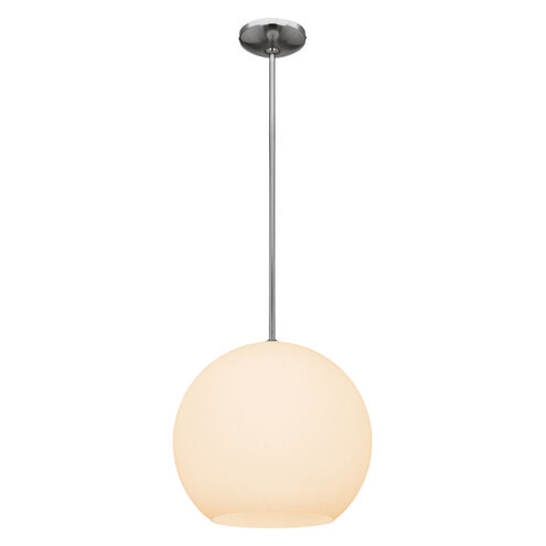 Nitrogen LED 14 inch Brushed Steel Pendant Ceiling Light