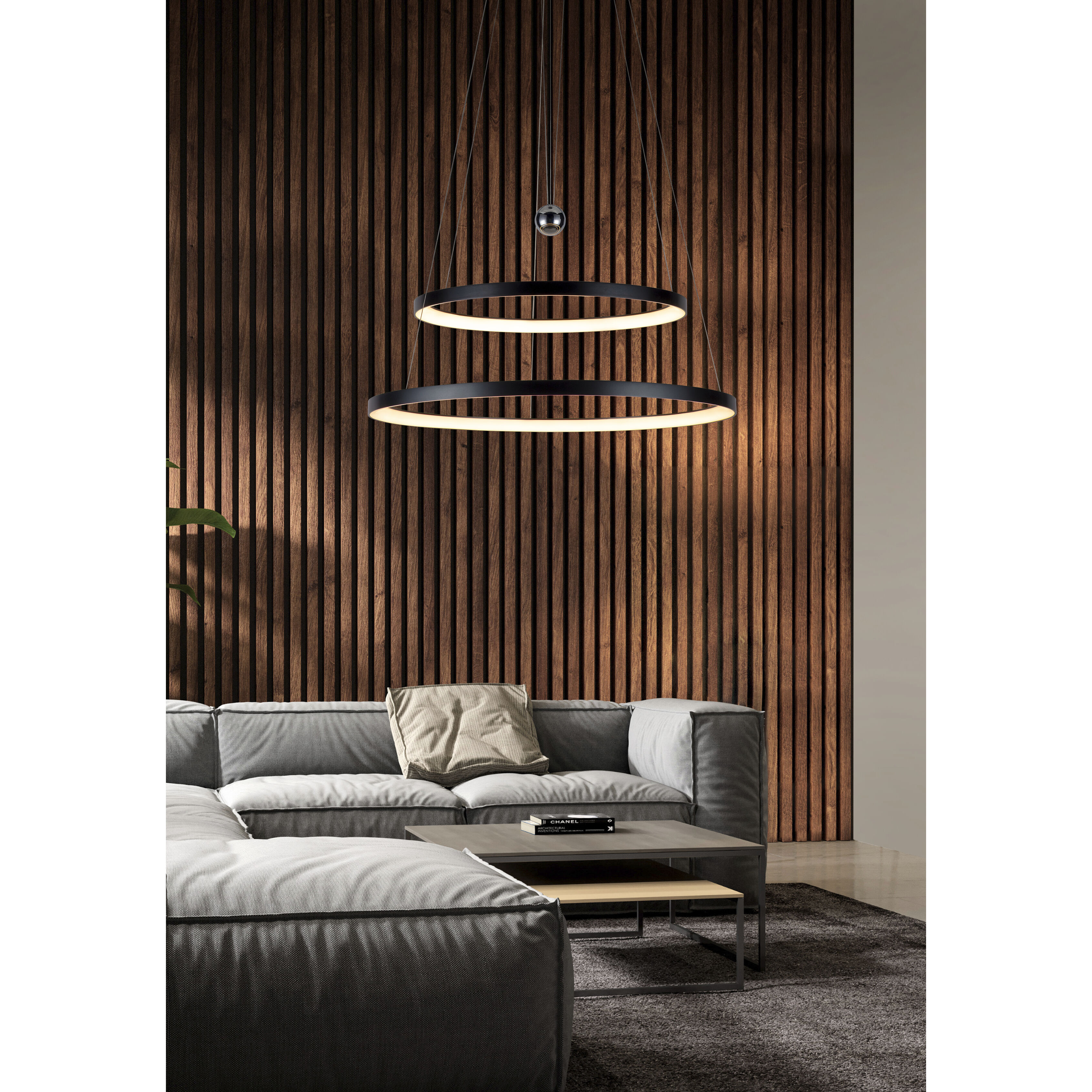 Cosima LED 31.5 inch Black Pendant Ceiling Light