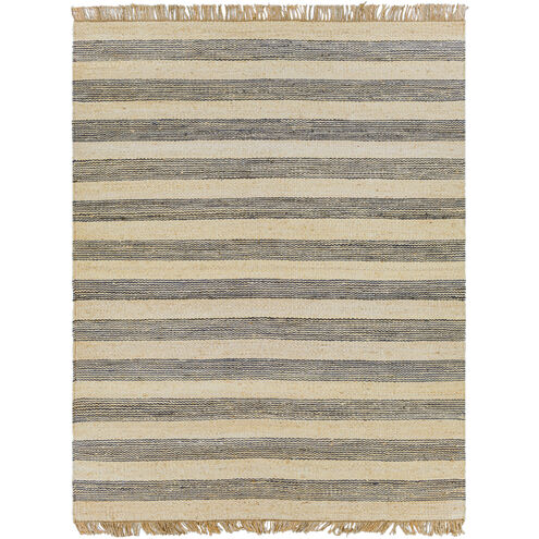 Davidson II 120 X 96 inch Navy/Cream/Tan Handmade Rug in 8 x 10, Rectangle