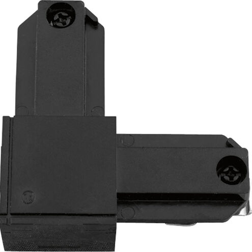 Alpha Trak Black Track Connector Ceiling Light in Outside Polarity