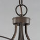 Plumette 3 Light 14 inch Chestnut Bronze Multi-Light Pendant Ceiling Light