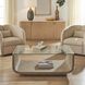 Maeva 46 X 17 inch Ash Burl and Oak Veneer and Glass Coffee Table