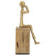 Musician Gold and Natural Figurine