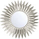 Broche 20 X 20 inch Antique Silver Wall Mirror