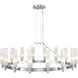 Lorne LED 34 inch Chrome Chandelier Ceiling Light