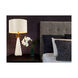 Neo 29 inch 60.00 watt French White and Gold Table Lamp Portable Light, Flambeau