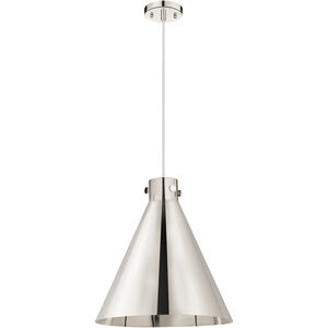 Newton Cone Pendant Ceiling Light in Polished Nickel