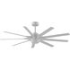 Odyn Custom Matte White Fan Motor, Blades Sold Separately