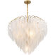 Boa 9 Light 27 inch Warm Brass Chandelier Ceiling Light