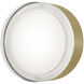 Emma LED 5.75 inch Light Antique Brass Flush Mount Ceiling Light