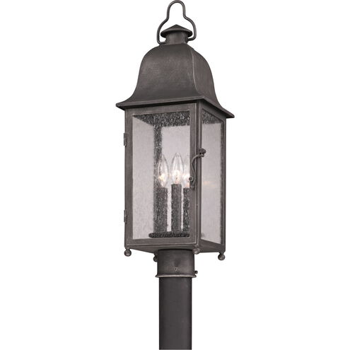 Larchmont 3 Light 25.25 inch Vintage Bronze Post 